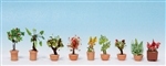 Noch 14082 N Ornamental Plants in Flower Pots Set #2 pkg 9