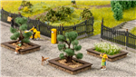 Noch 14105 HO Outdoor Planters/Islands Laser-Cut Kit pkg (2)
