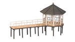 Noch 14619 HO Fischersteg Event Pavilion Laser-Cut Kit