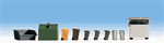 Noch 14825 HO Waste Container & Ashcans