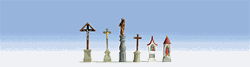 Noch 14870 HO Scenic Accessory Sets Christian Symbols