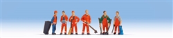 Noch 15029 HO City Cleaning Crew Pkg 6