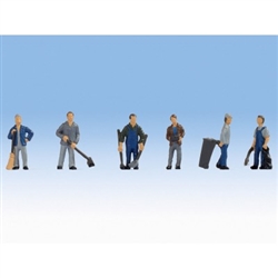 Noch 15116 HO Groundskeepers Caretakers Pkg 6