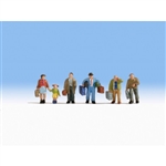 Noch 15224 HO Travelers w/Luggage Set #2 Pkg 6