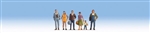 Noch 15479 HO Passers-By Set #2 Pkg 6