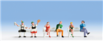 Noch 15536 HO Seated People Set #4 pkg(6)