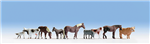Noch 15713 HO Large Farm Animal Set Pkg 9