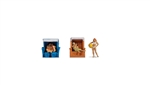 Noch 15852 HO In the Beach Chair 4 Figures 2 Chairs