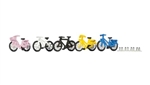 Noch 15895 HO Bicycles pkg 5