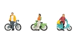Noch 15896 HO Cyclists 3 People with Bikes
