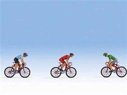 Noch 15897 HO 15897 Bicycle Racers 3 Riders and 3 Bikes