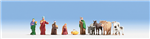 Noch 15922 HO Nativity Figures Pkg 11