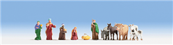Noch 15922 HO Nativity Figures Pkg 11