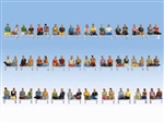 Noch 16072 HO Sitting Passengers Mega Set Pkg 60