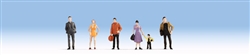 Noch 18101 HO Economy Pedestrians Set #2 Pkg 6