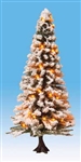 Noch 22130 Snow-Covered Christmas Tree w/ 30 LEDs 4-3/4" Tall