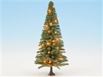 Noch 22131 Fir Tree w/ Working LED Christmas Lights 4-3/4" Tall
