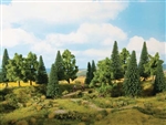 Noch 24622 Mixed Forest Trees 5-1/2 7-1/16" Tall Pkg 6