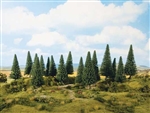 Noch 24642 Fir Trees 5-1/2 7-1/16" Tall Pkg 6