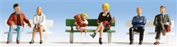 Noch 36530 N Seated People Set #1 pkg(6)