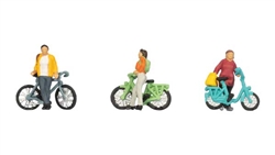 Noch 36896 N Cyclists 3 People with Bikes