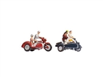 Noch 36905 N Motorcyclists/Motorbikers 3 People & 2 Bikes Set #2