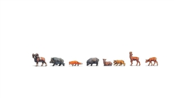 Noch 44543 Z Forest Animals Color 3D Print pkg 8
