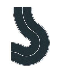 Noch 60701 HO Flexible Pavement Highway Curve Asphalt