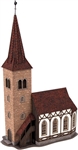 Noch 66906 HO St. George Church w/Bell Sound Unit Laser-Cut Kit