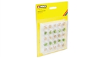 Noch 6920 Stony Grass Tufts Profi White and Beige Stones pkg 25 1/4"