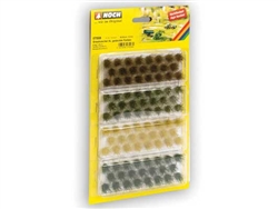 Noch 7009 Grass Tufts Muted Colors 1/4" 6mm Fibers pkg(104)