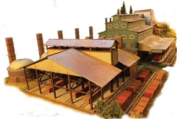 N Scale Architect 10054 N C & H Brick & Block Company Laser Cut Wood Kit