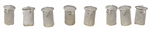 N Scale Architect 20049 HO Trash Cans and Lids Pkg 8