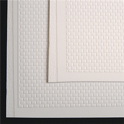 N Scale Architect 50034 HO Model Builder's Supply Line Styrene Sheets Pkg 2 0.02 x 11 x 14" Slate Roofing