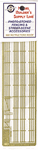 N Scale Architect 61050 N 3-Rail Corral Fence w/Gates Etched Brass Fencing 300 Scale Feet