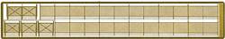 N Scale Architect 61065 N Model Builder's Supply Etched Brass Fencing Kit 12' Chain Link Fence