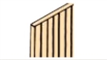 Northeastern Scale Lumber 359 Scribed Sheathing 3-1/2 x 1/32 x 22" .95cm Spacing
