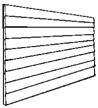 Northeastern Scale Lumber 394 HO Clapboard 1/4" x 12" Long