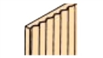 Northeastern Scale Lumber 436 Corrugated Siding 3/32 x 1/16 x 24"