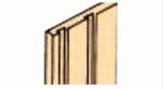 Northeastern Scale Lumber 451 Board & Batten 6" Wide x 24" Long x 1/16" Thick 1/8" Spacing