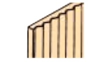 Northeastern Scale Lumber 6022 Siding Packs Corrugated Pkg 2 each 11 x 3" 1/8"