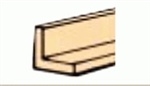 Northeastern Scale Lumber 70508 Wood Angles 24" Long Strips 5/16 x 5/16" pkg 2