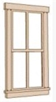 Northeastern Scale Lumber 95006 HO Windows Pkg 12 2/2 Double-Hung