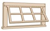 Northeastern Scale Lumber 95014 HO Windows Pkg 12 6-Light