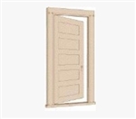 Northeastern Scale Lumber 95027 HO Panel Door Opening