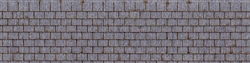Northeastern Scale Lumber HOSHG13B1 HO Laser-Cut Shingles 3 x 7-3/4" Charcoal 