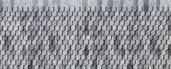 Northeastern Scale Lumber HOSHG5B1 HO Laser-Cut Shingles 3 x 7-3/4" Fish Scale