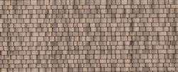 Northeastern Scale Lumber HOSHG6B1 HO Assembled Laser-Cut Shingles 3 x 7-3/4" Sand Random