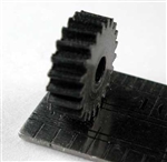 NWSL 10446 HO Reverse Worm Gear Delrin 0.4mod x 21 Teeth x 9.2mm OD x 0.118" Face x 2.45mm Bore