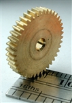 NWSL 11040-6 Worm Gear Brass 3/32" Bore .0937" 40 Teeth 0.583 Outside Diameter
